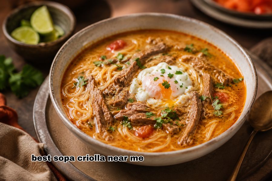 Best Sopa Criolla Near Me: A Comforting Peruvian Soup Worth Searching For